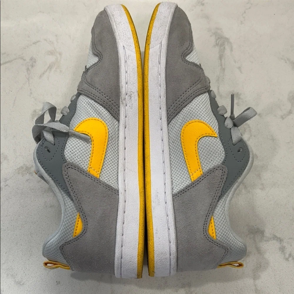 Nike Alleyoop SB 'Particle Grey‎ University Gold' Sneakers Skate Shoes 7.5